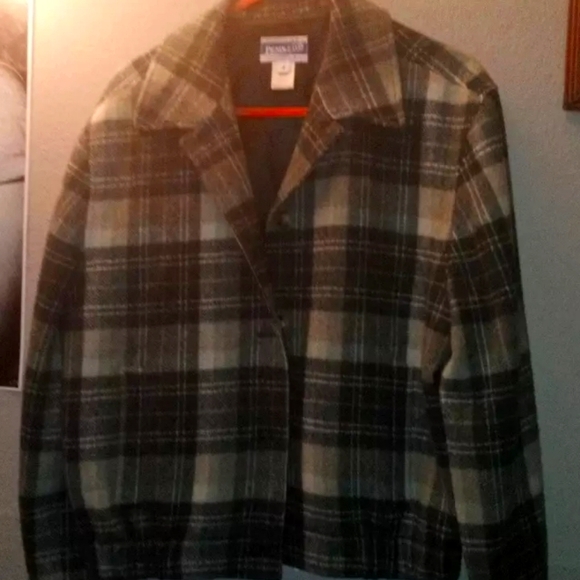 Green Wool Pendleton - Picture 1 of 1